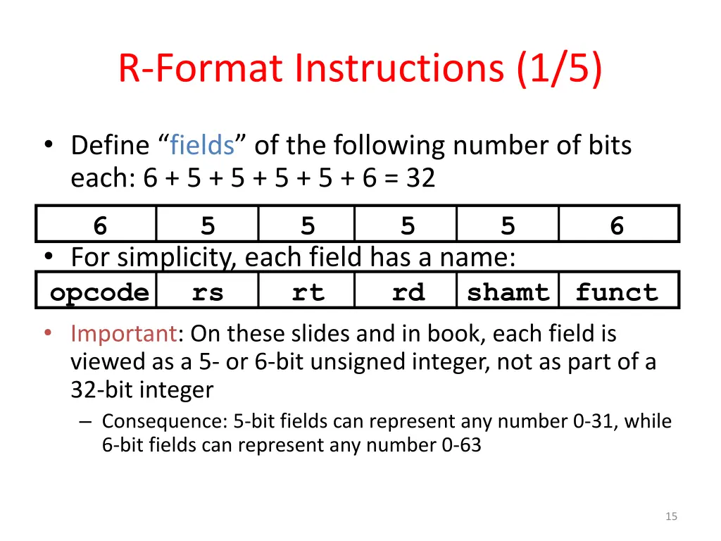 r format instructions 1 5