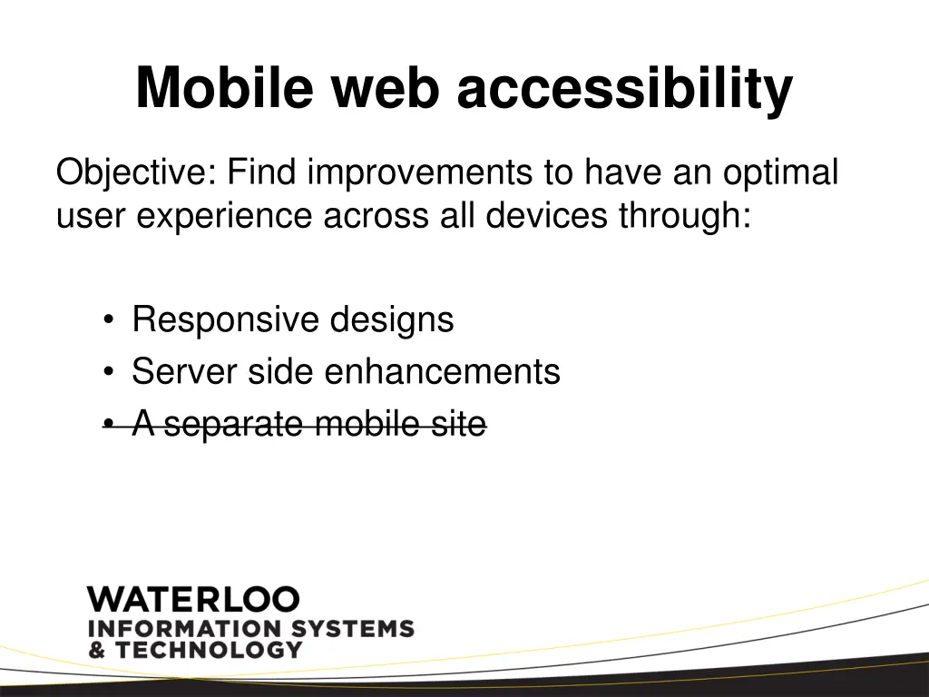 mobile web accessibility