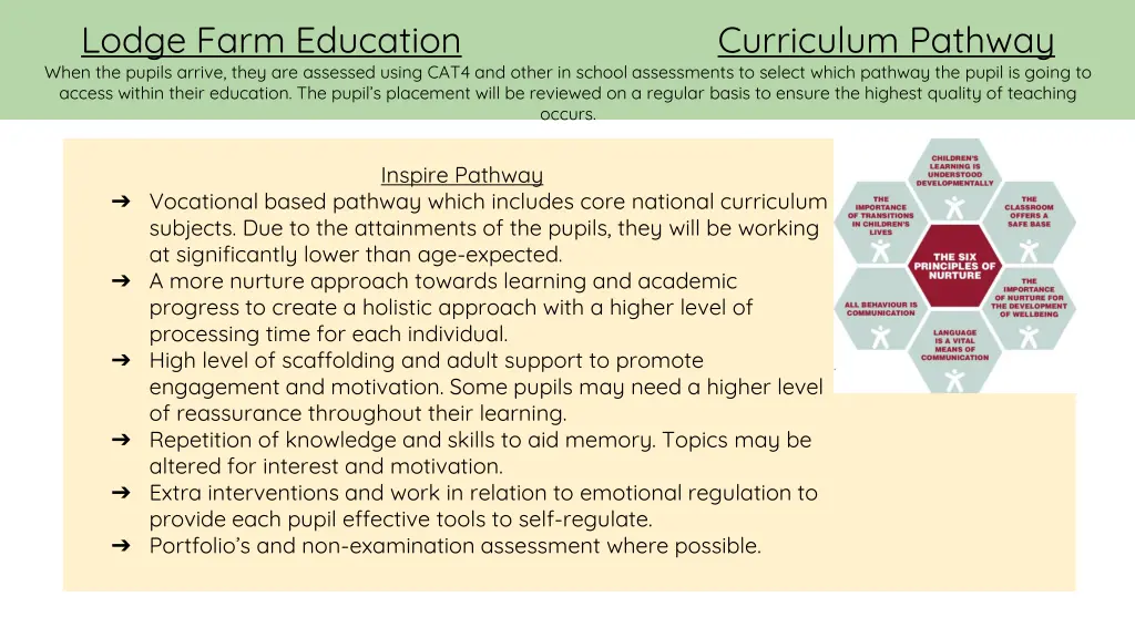 lodge farm education when the pupils arrive they 1