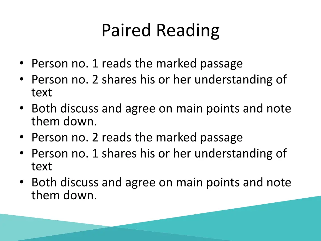 paired reading
