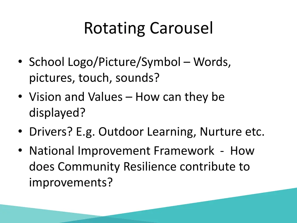 rotating carousel