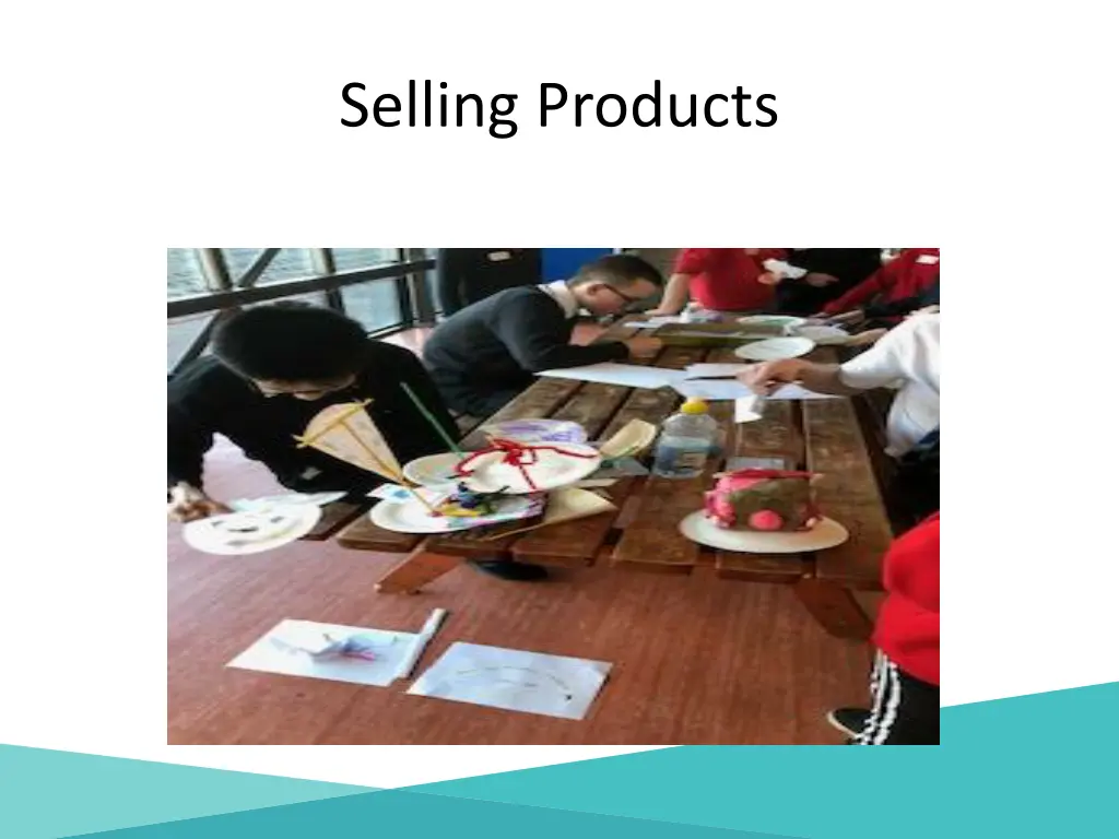 selling products