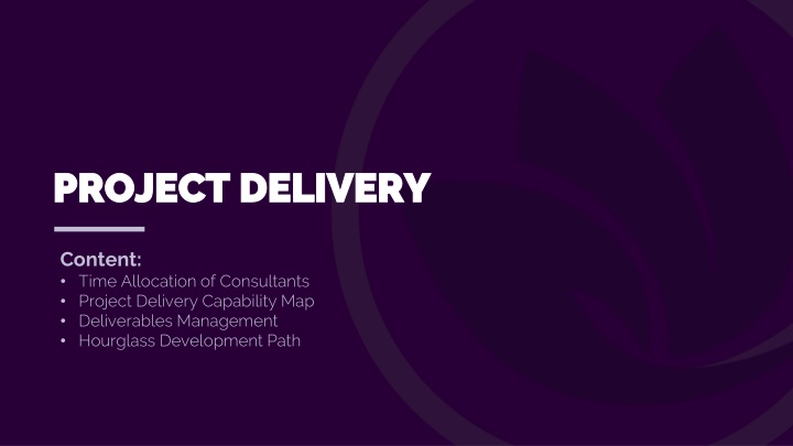 project delivery project delivery