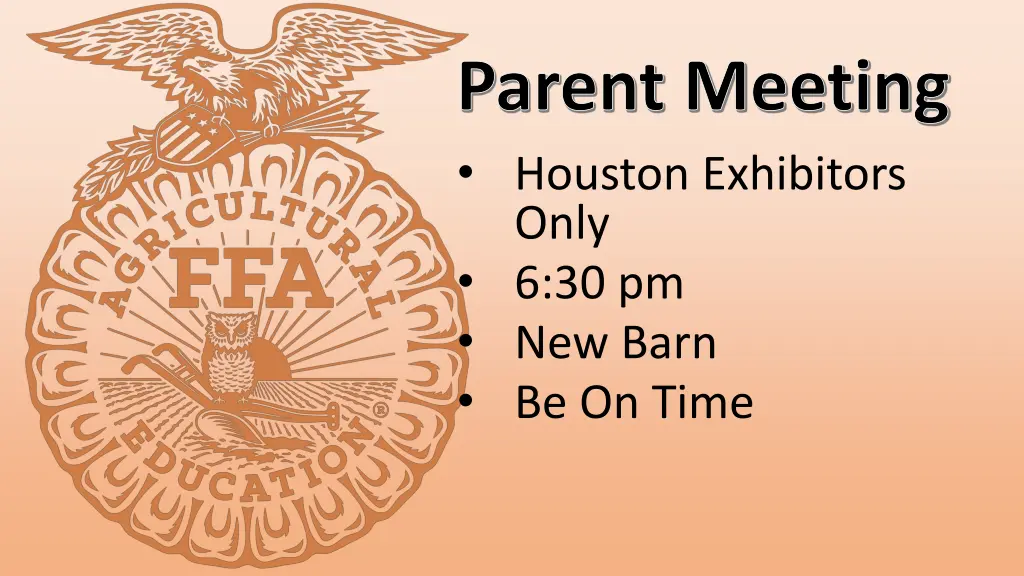 parent meeting