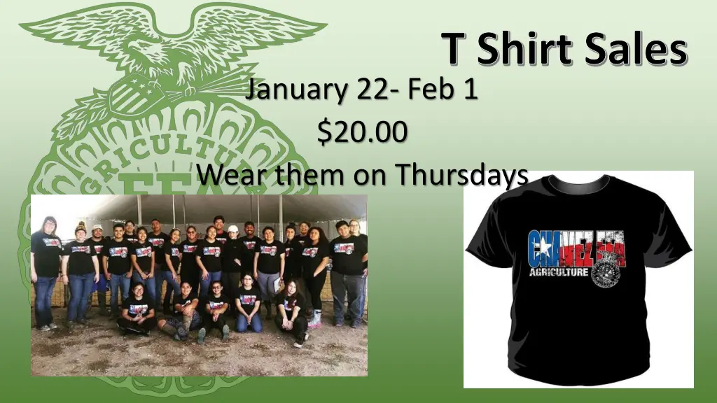 t shirt sales