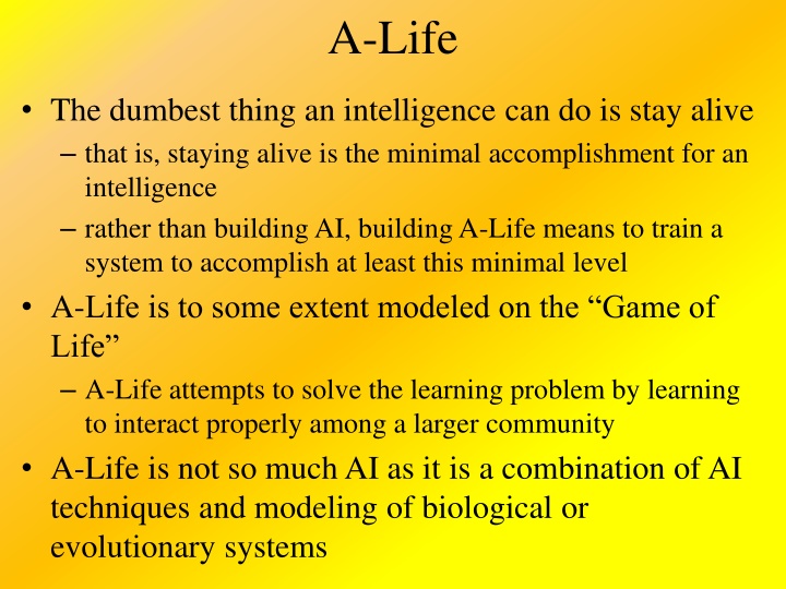 a life
