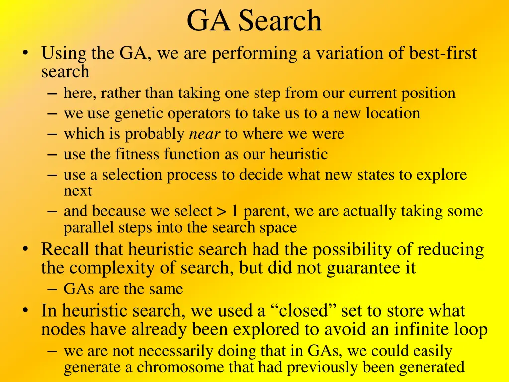 ga search
