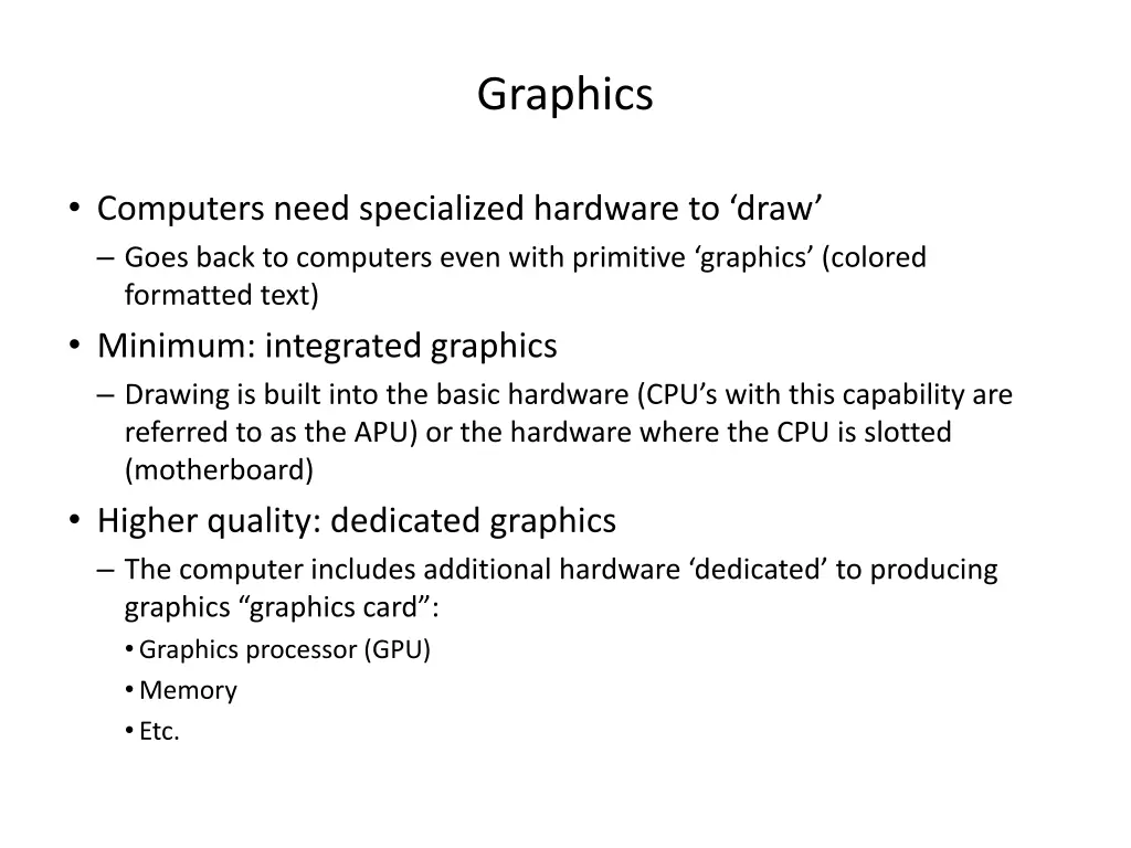 graphics