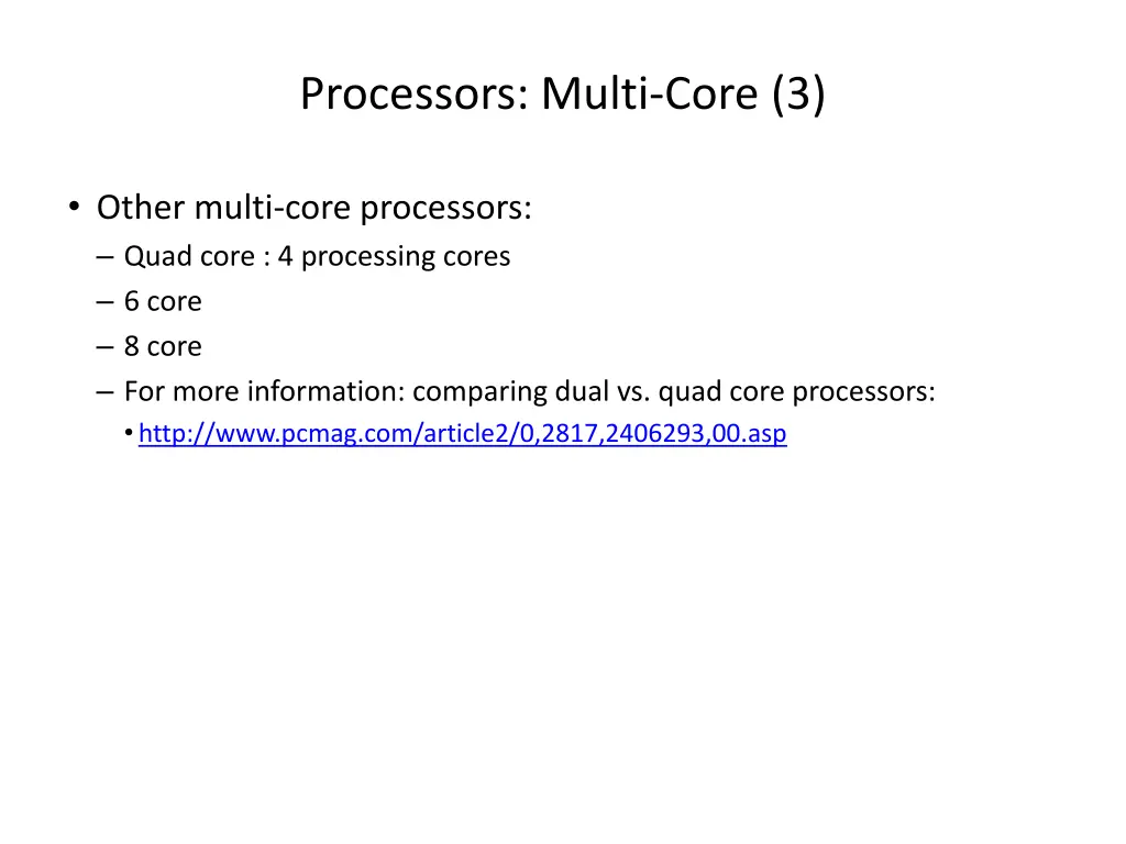 processors multi core 3