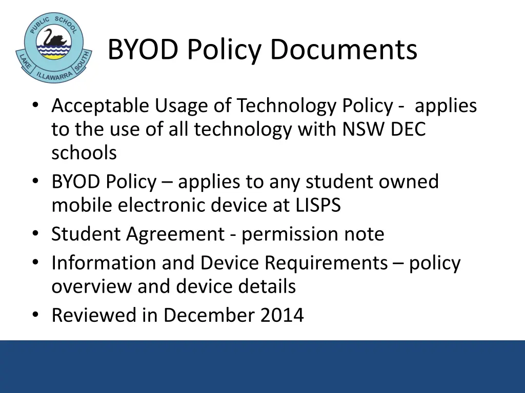 byod policy documents