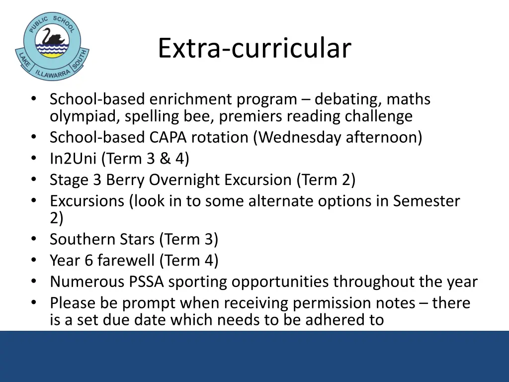 extra curricular