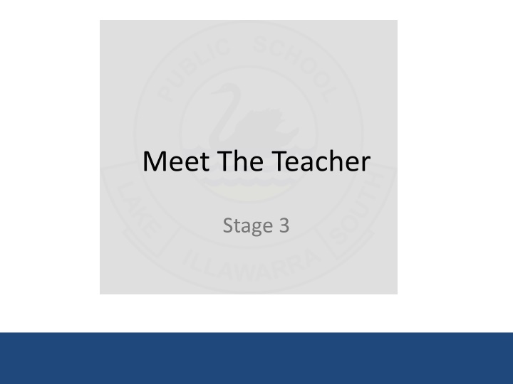 meet the teacher