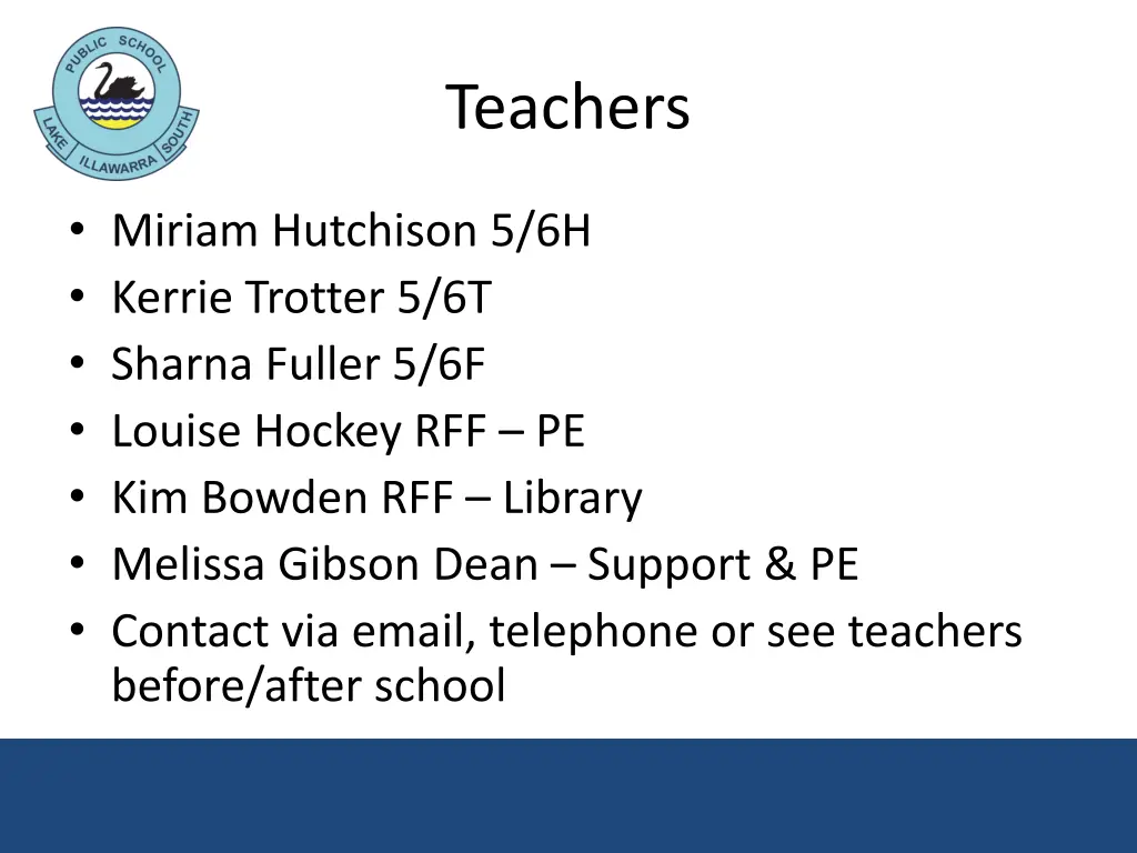 teachers
