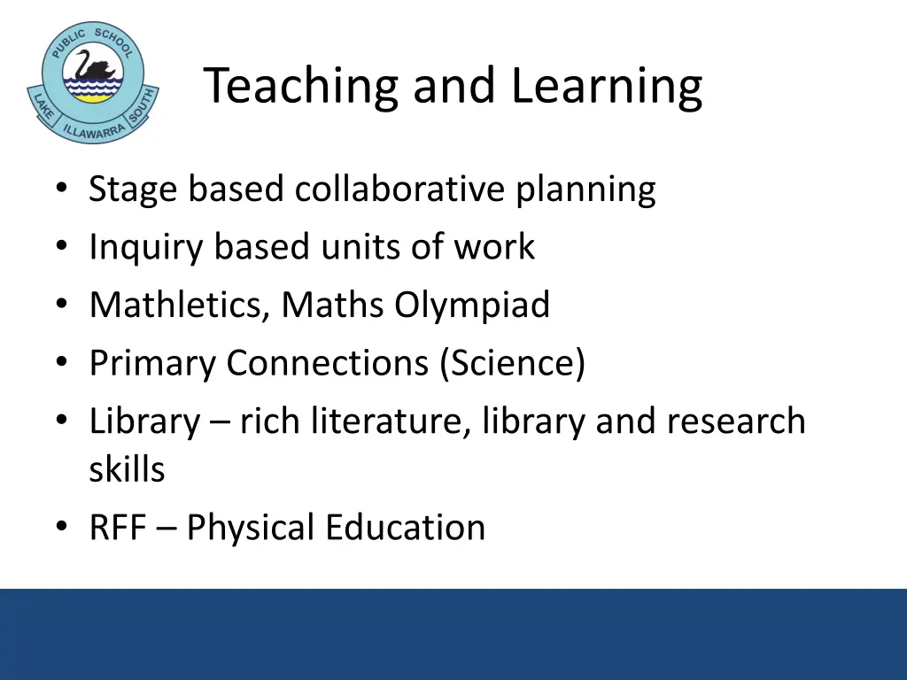 teaching and learning