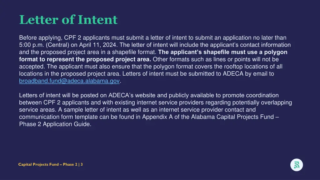 letter of intent