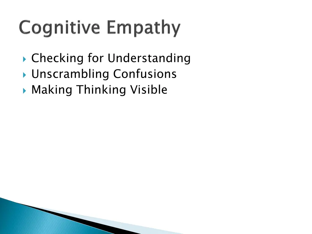 checking for understanding unscrambling
