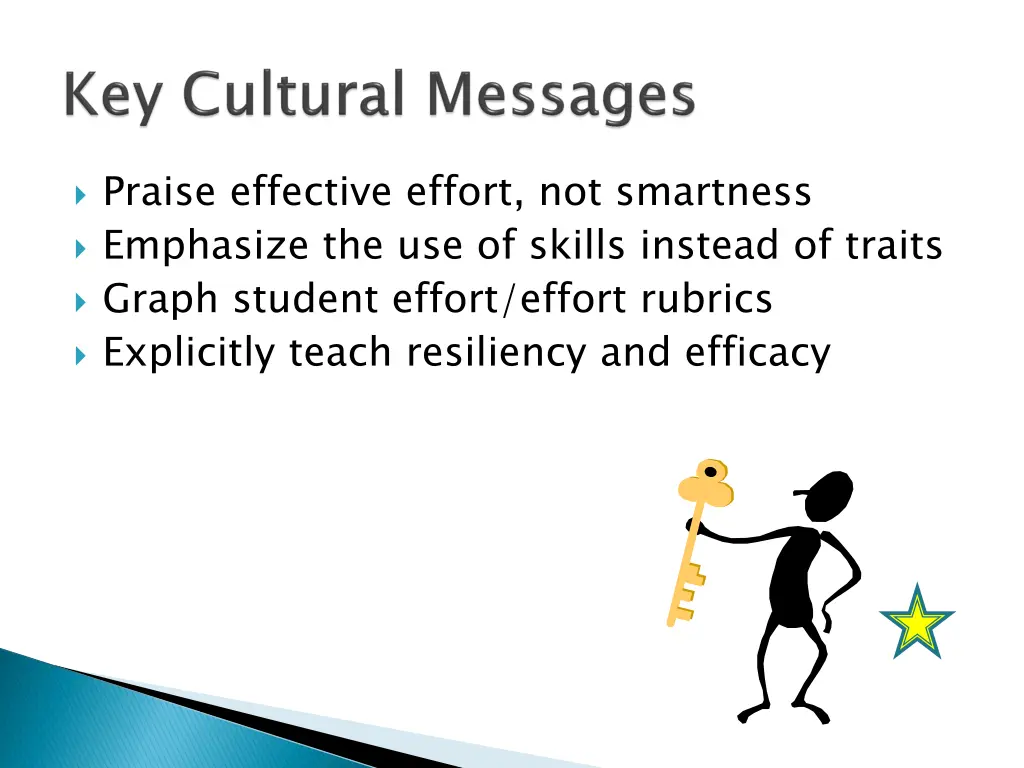 praise effective effort not smartness emphasize