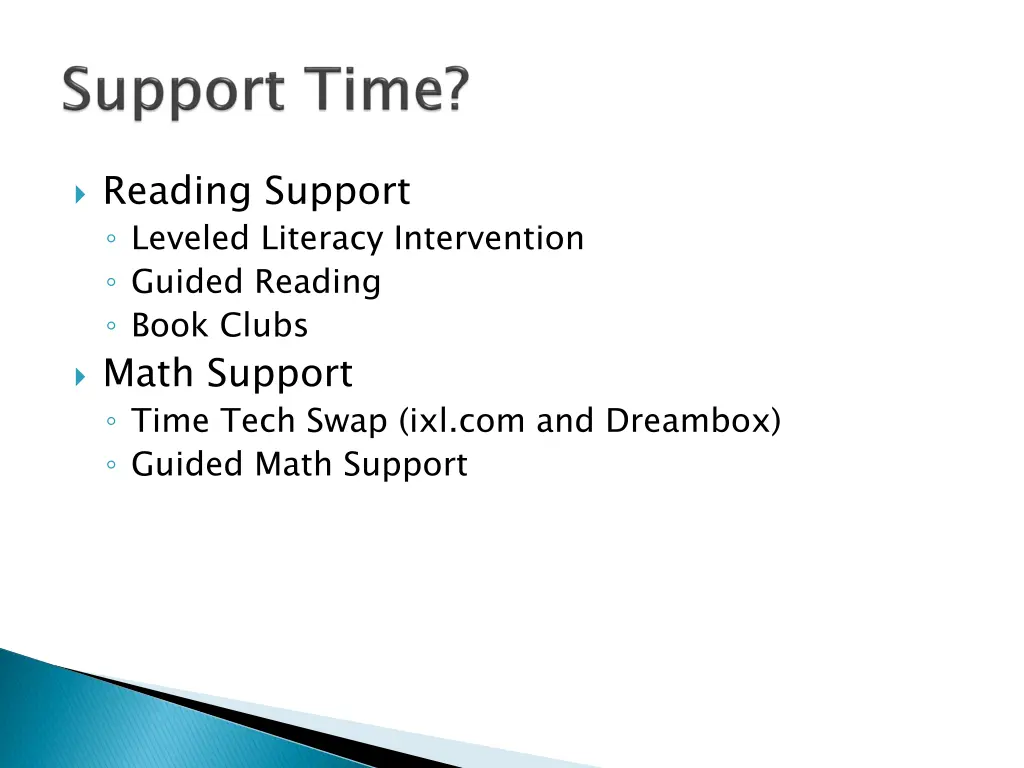 reading support leveled literacy intervention