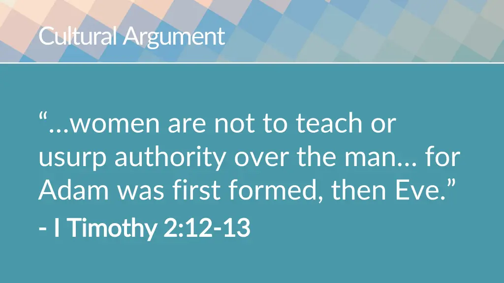 cultural argument 4