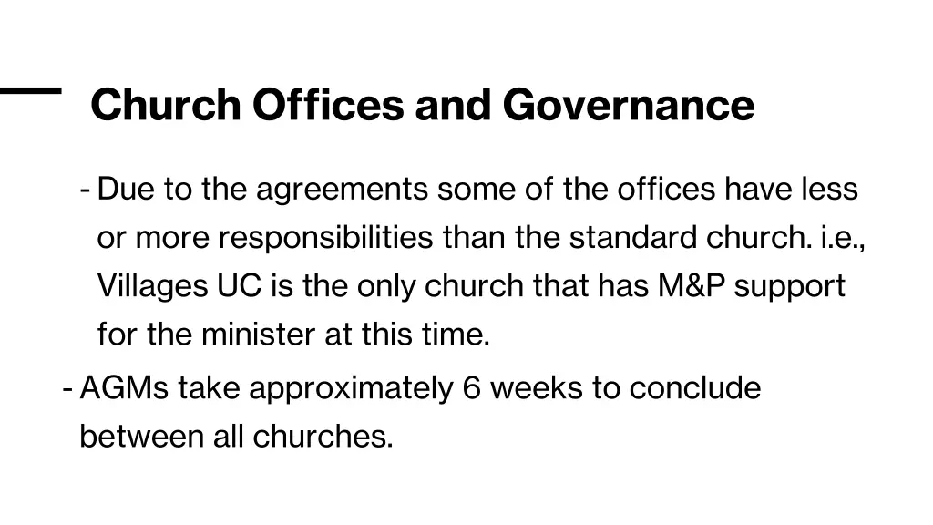 church offices and governance 1