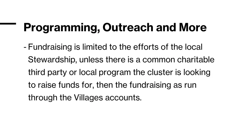 programming outreach and more 2