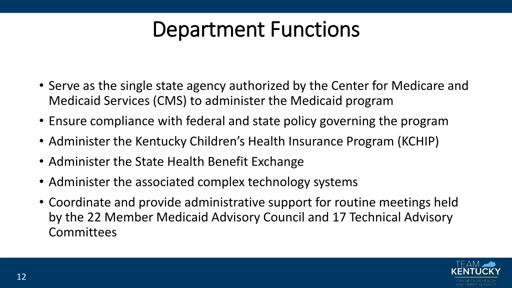 department functions department functions