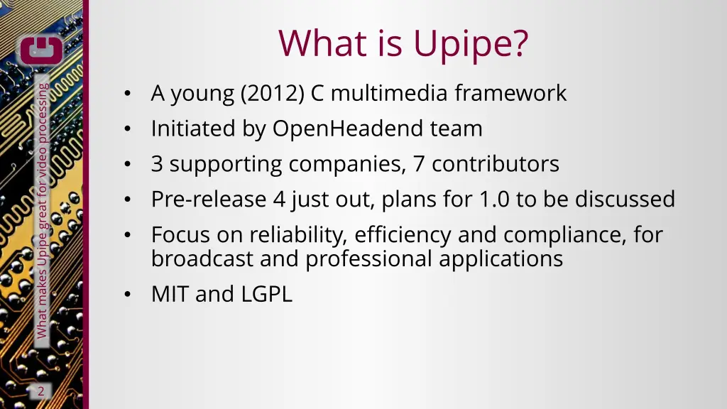 what is upipe