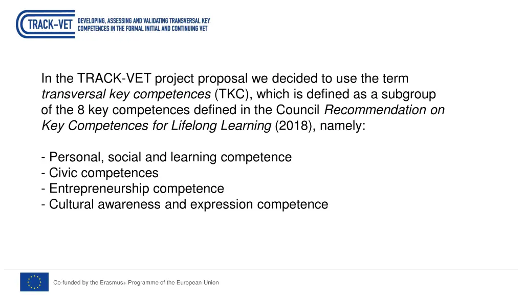 in the track vet project proposal we decided