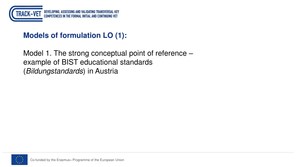 models of formulation lo 1