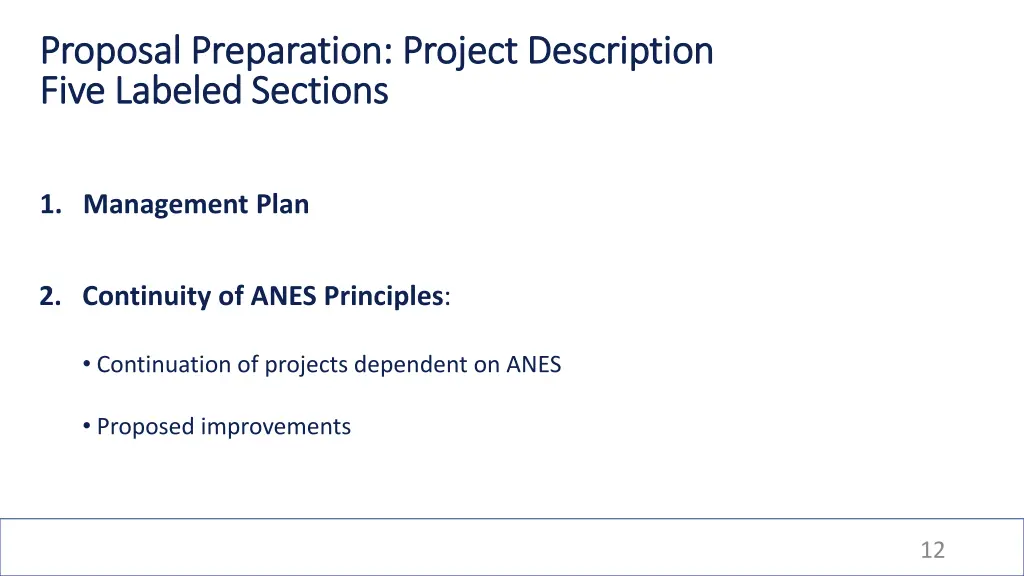 proposal preparation project description proposal 1