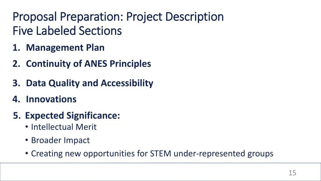 proposal preparation project description proposal 4