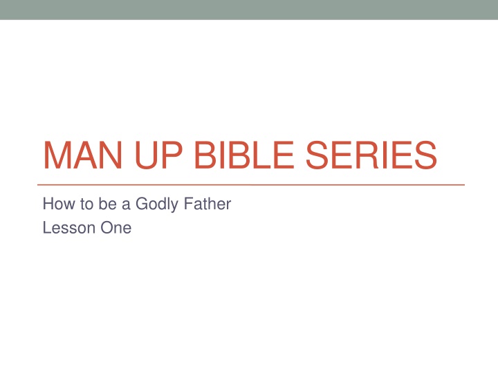 man up bible series