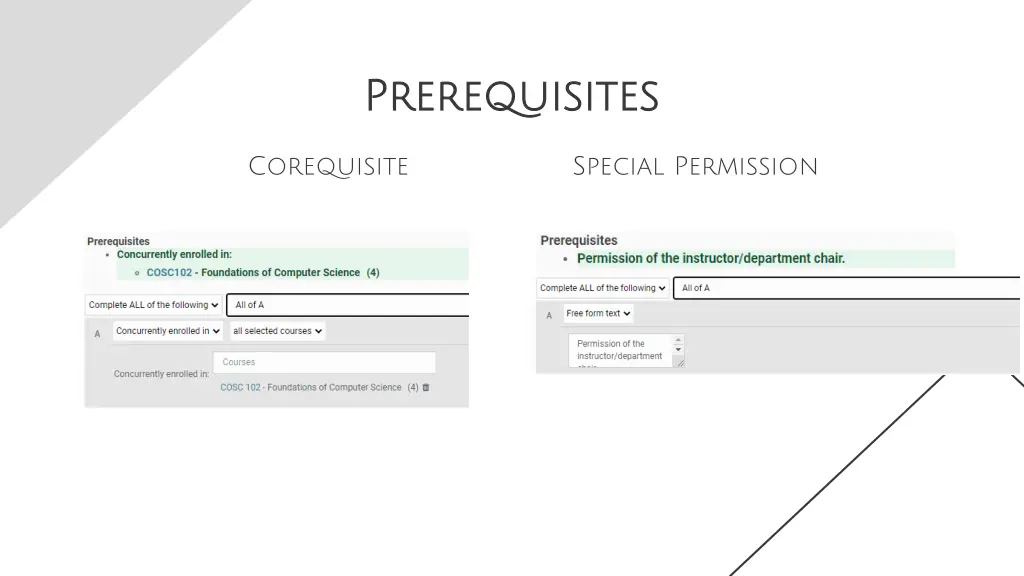 prerequisites prerequisites 2