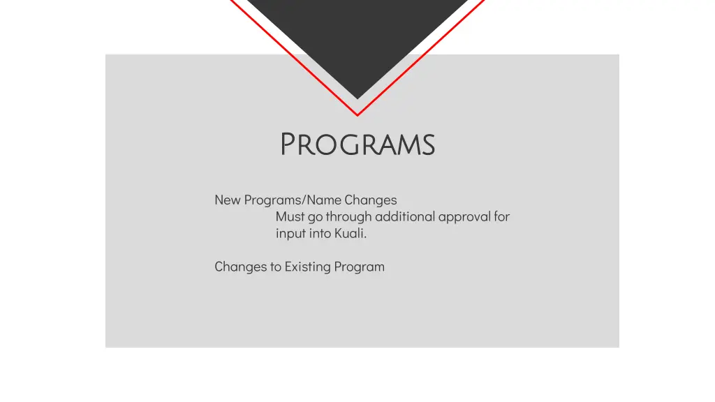 programs programs