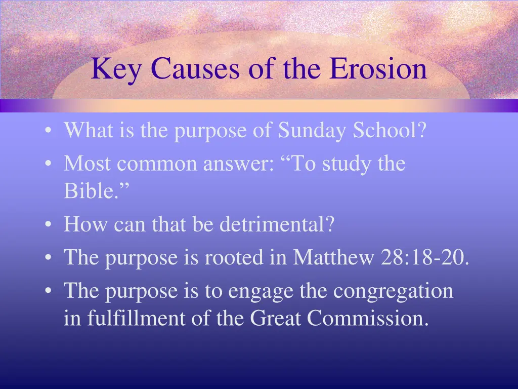 key causes of the erosion 1