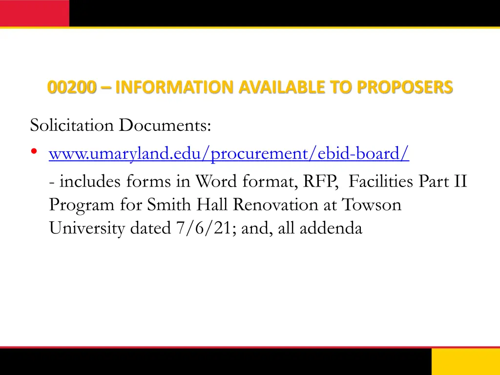 00200 information available to proposers