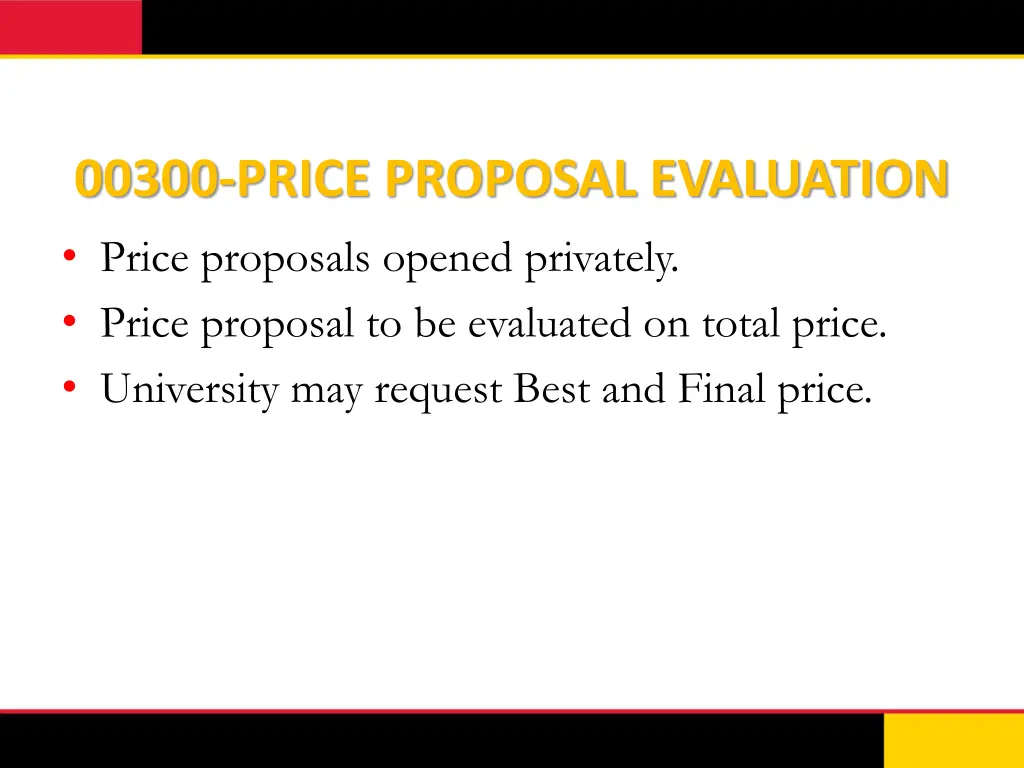 00300 price proposal evaluation price proposals