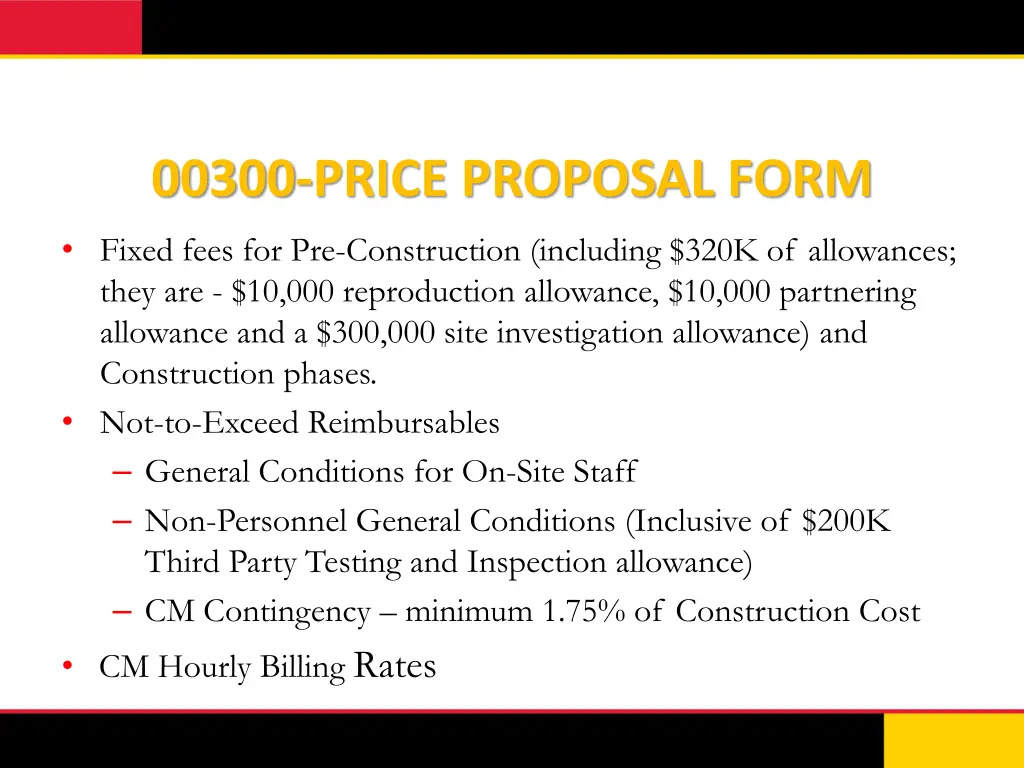 00300 price proposal form