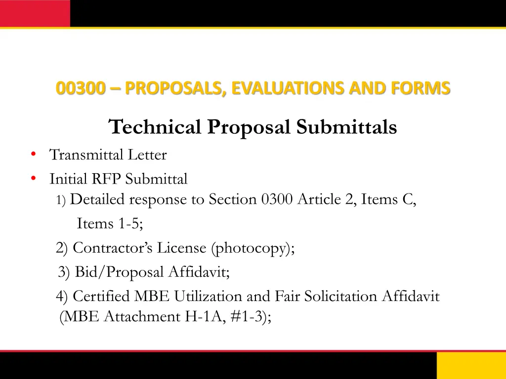 00300 proposals evaluations and forms