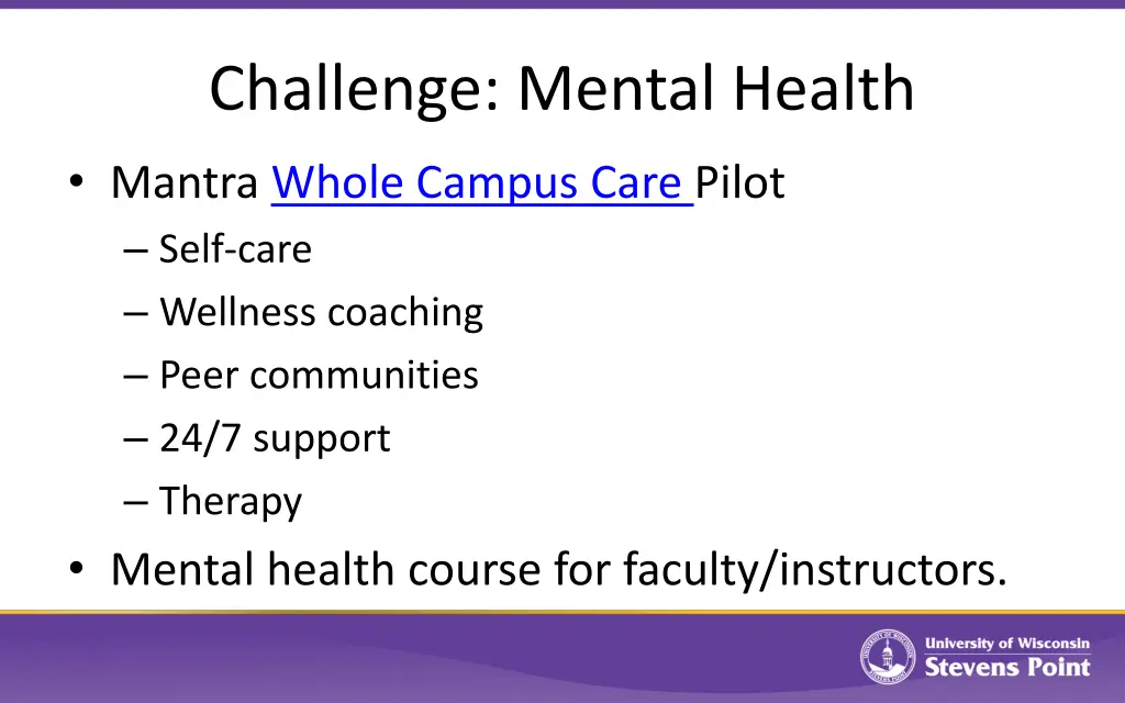 challenge mental health