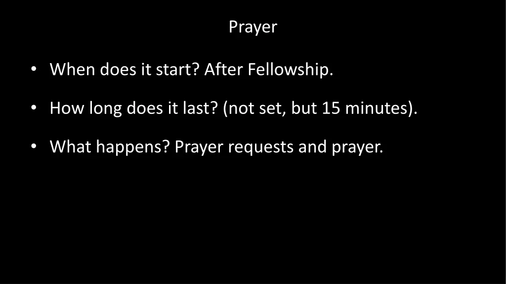 prayer