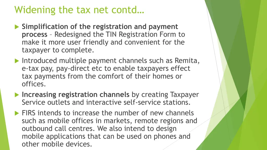 widening the tax net contd 1