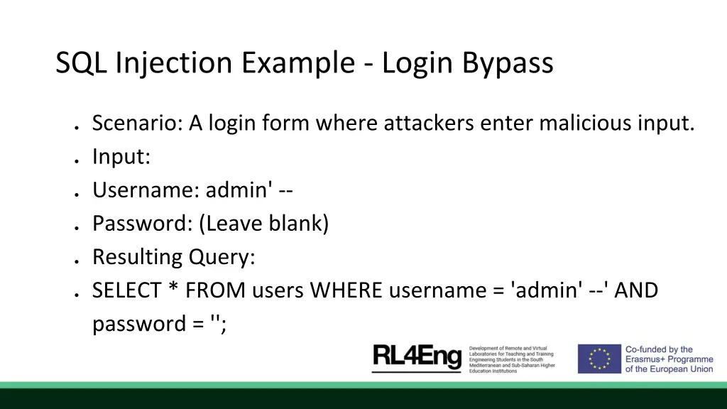 sql injection example login bypass
