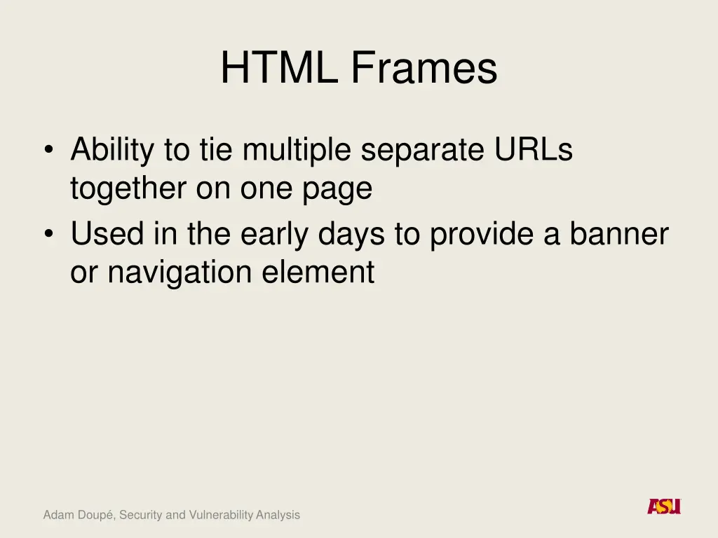 html frames