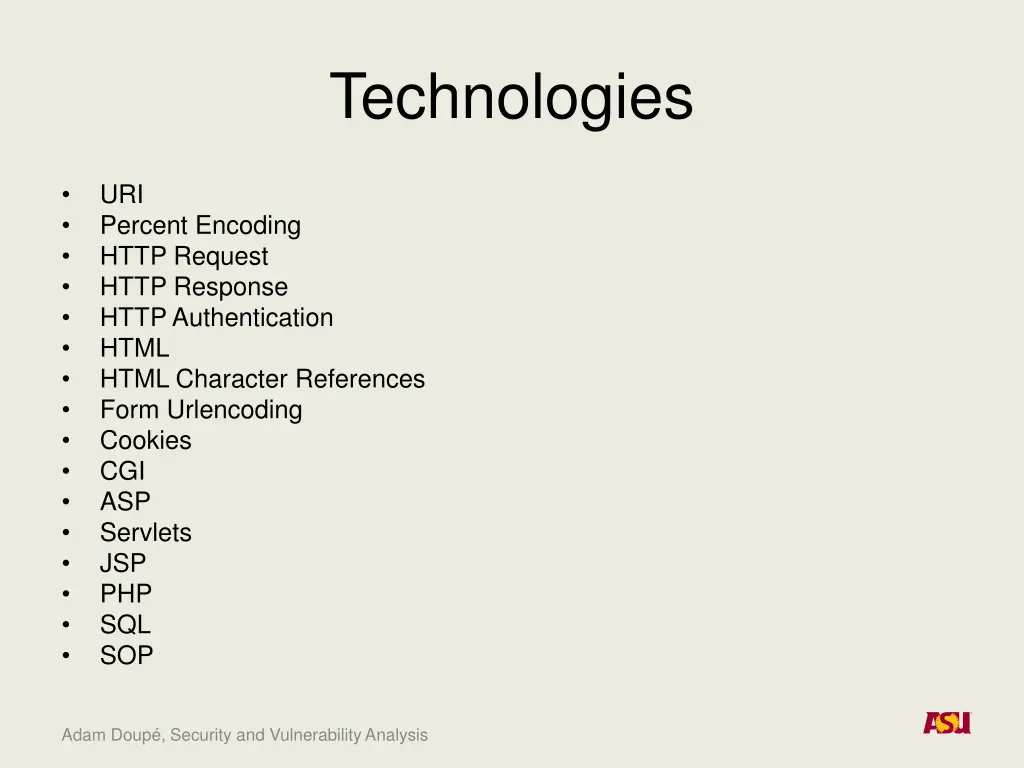 technologies