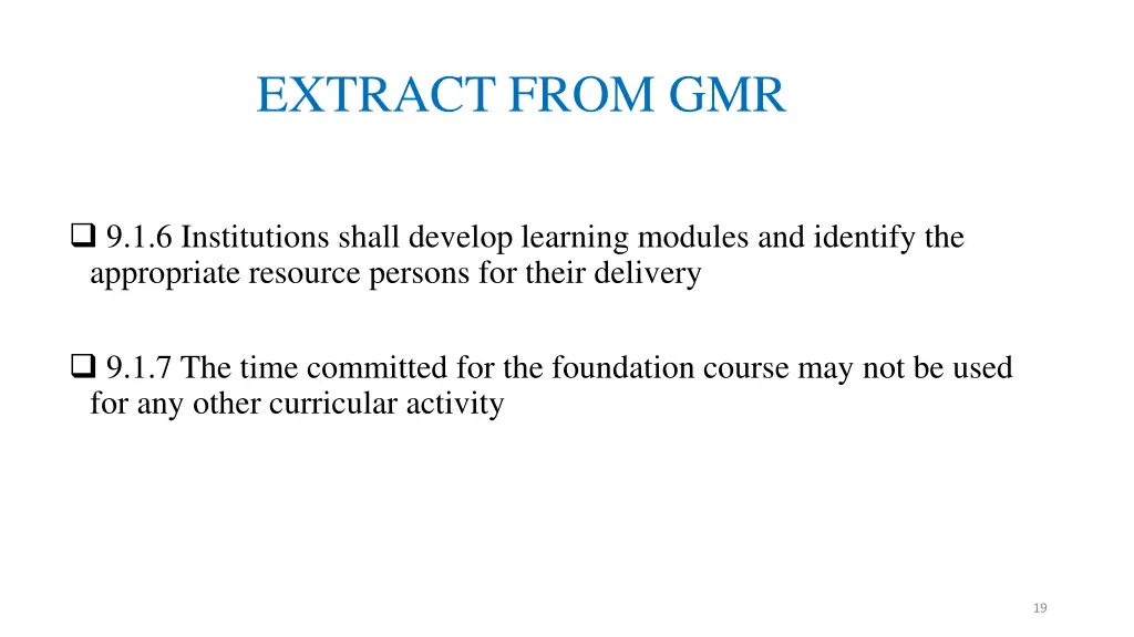 extract from gmr
