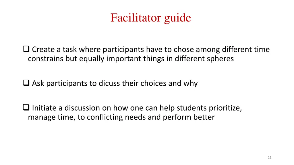 facilitator guide