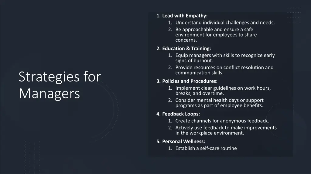 1 lead with empathy 1 understand individual