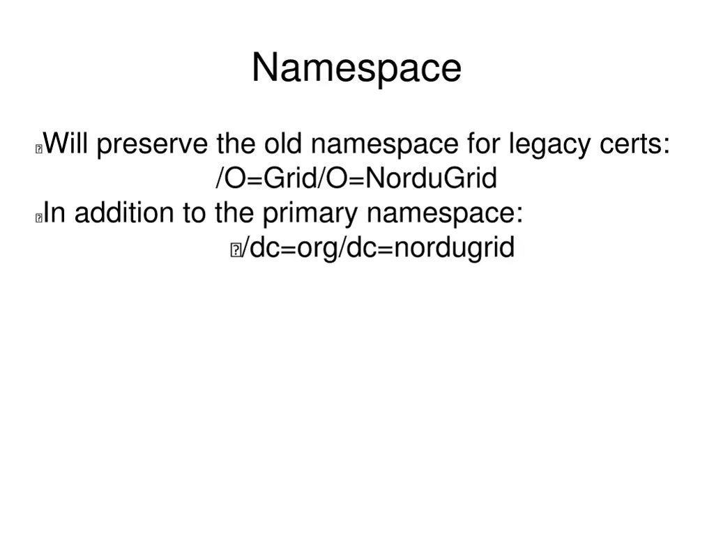namespace