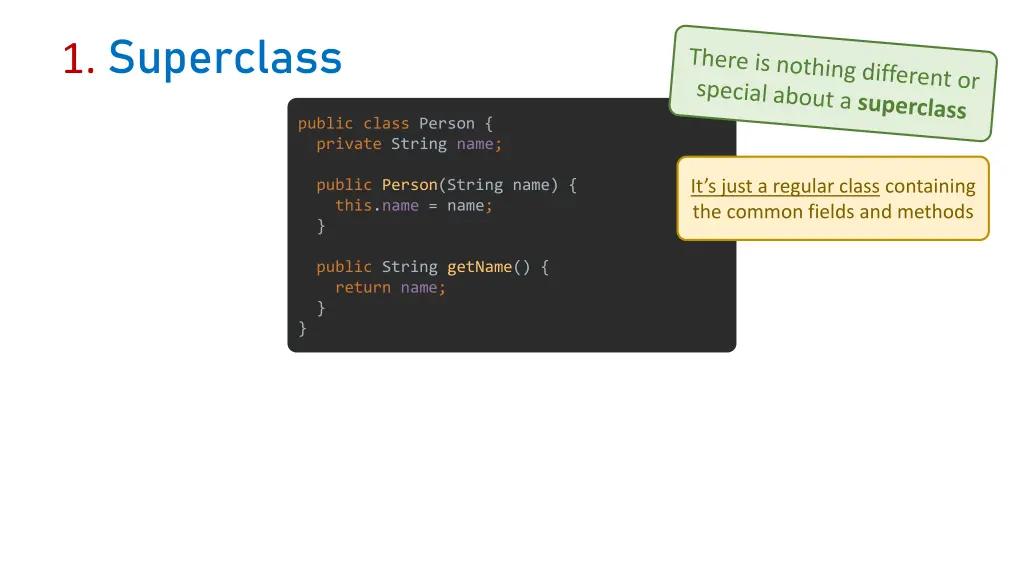 1 superclass
